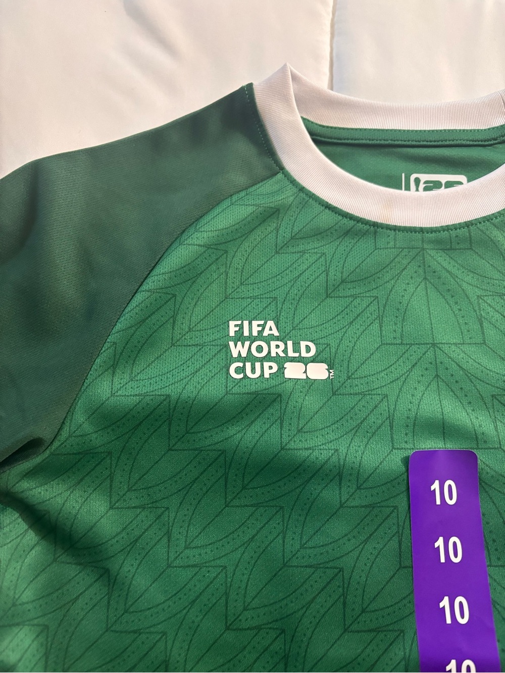 Kids Mexico Green Soccer Jersey with Red Trim - Picture 3 of 4